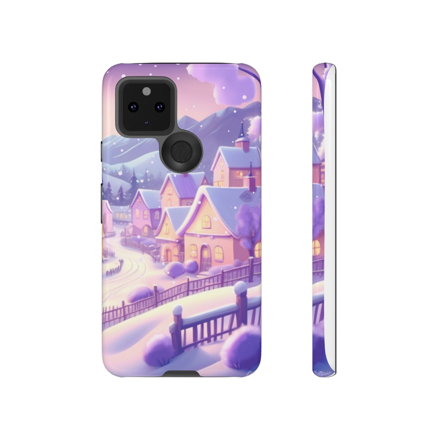 Purple Winter Wonderland Tough Phone Case