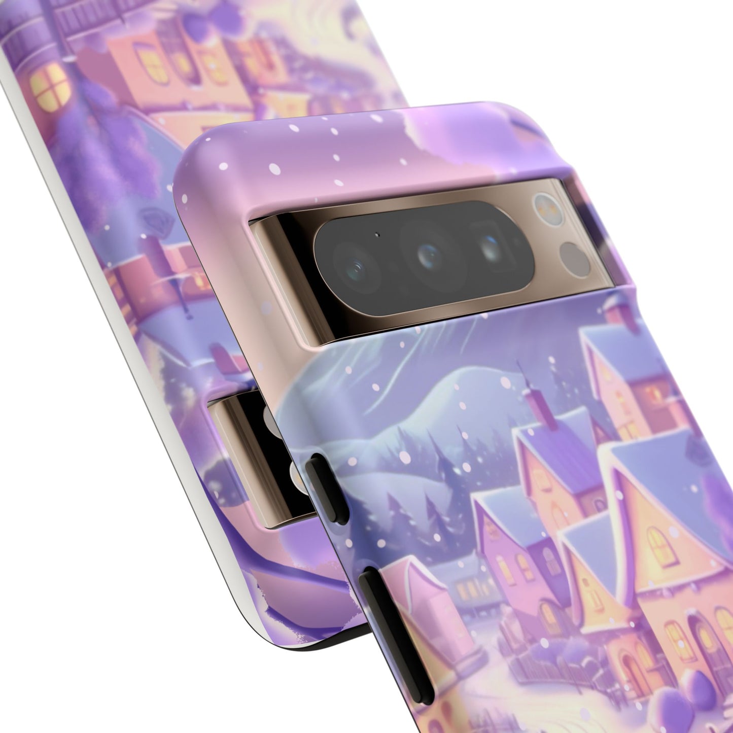 Purple Winter Wonderland Tough Phone Case