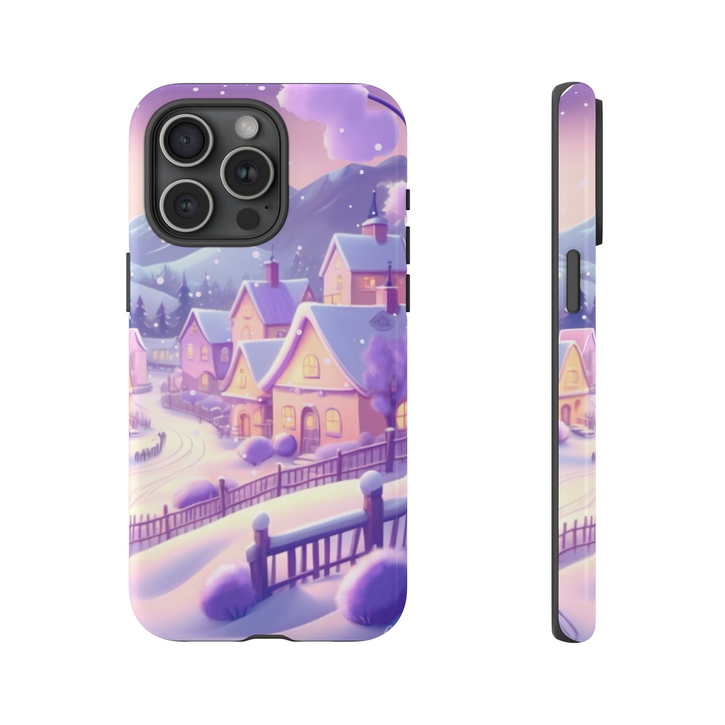 Purple Winter Wonderland Tough Phone Case