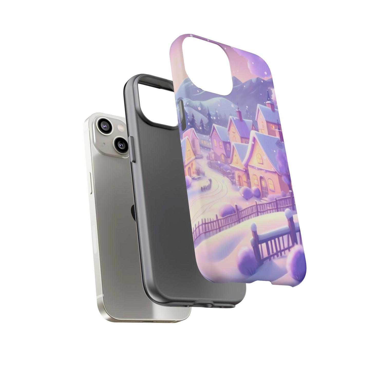 Purple Winter Wonderland Tough Phone Case