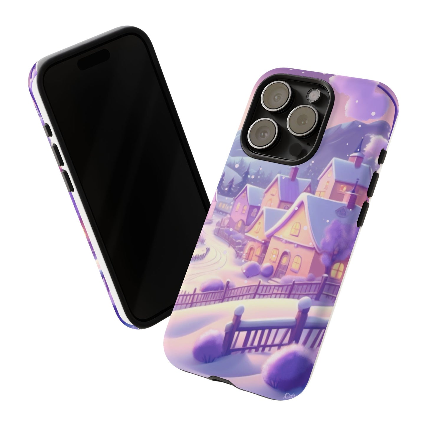 Purple Winter Wonderland Tough Phone Case