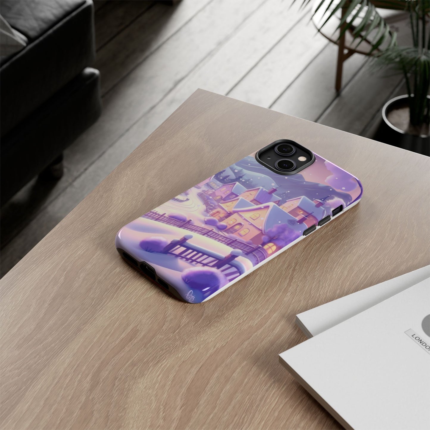 Purple Winter Wonderland Tough Phone Case