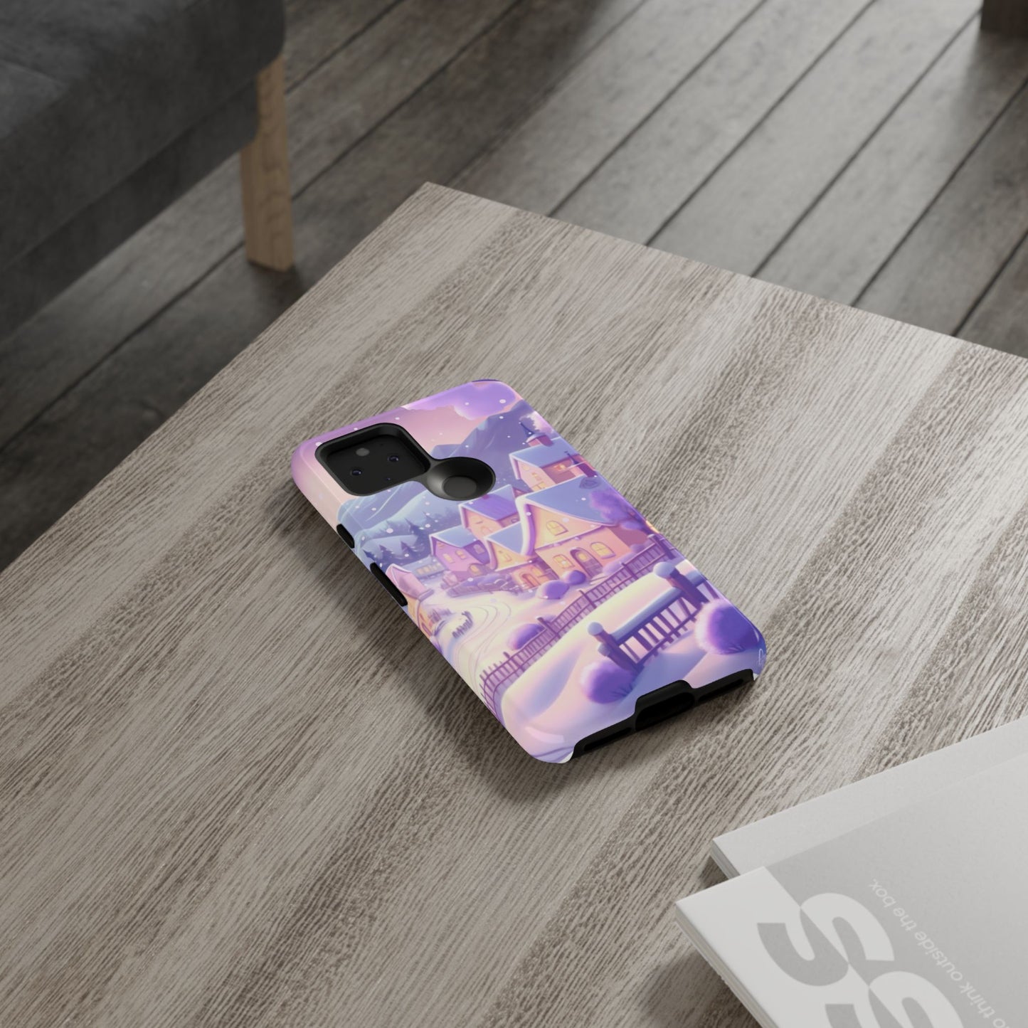 Purple Winter Wonderland Tough Phone Case