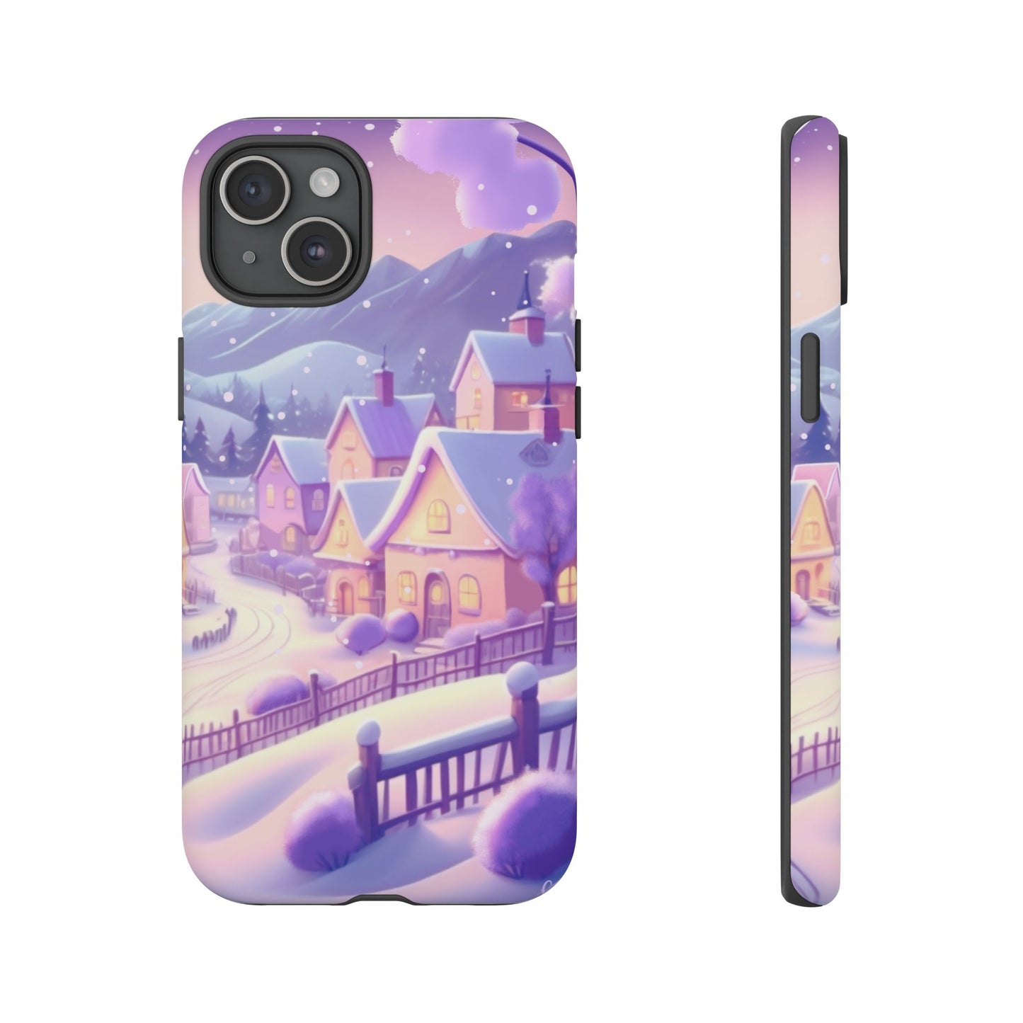 Purple Winter Wonderland Tough Phone Case