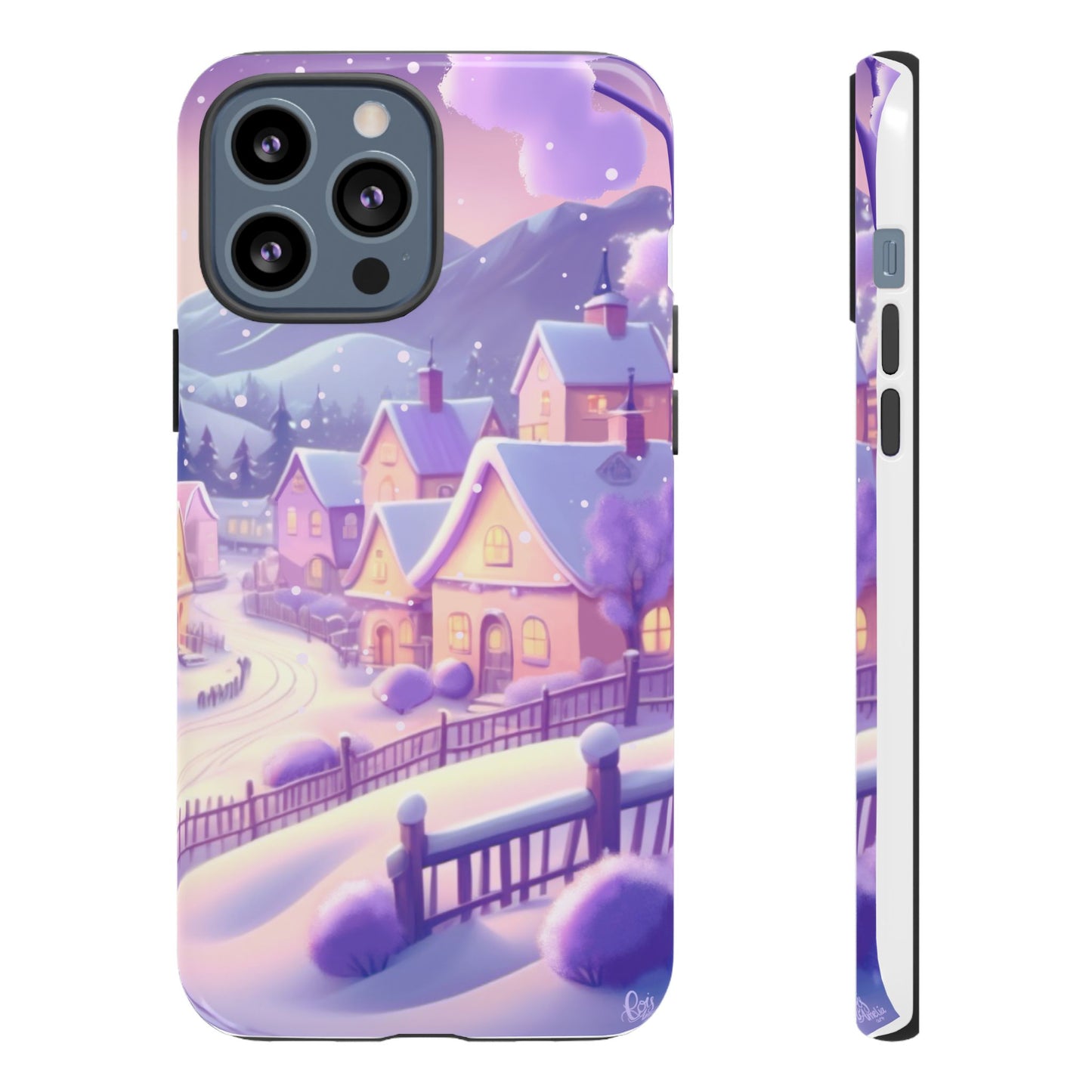 Purple Winter Wonderland Tough Phone Case