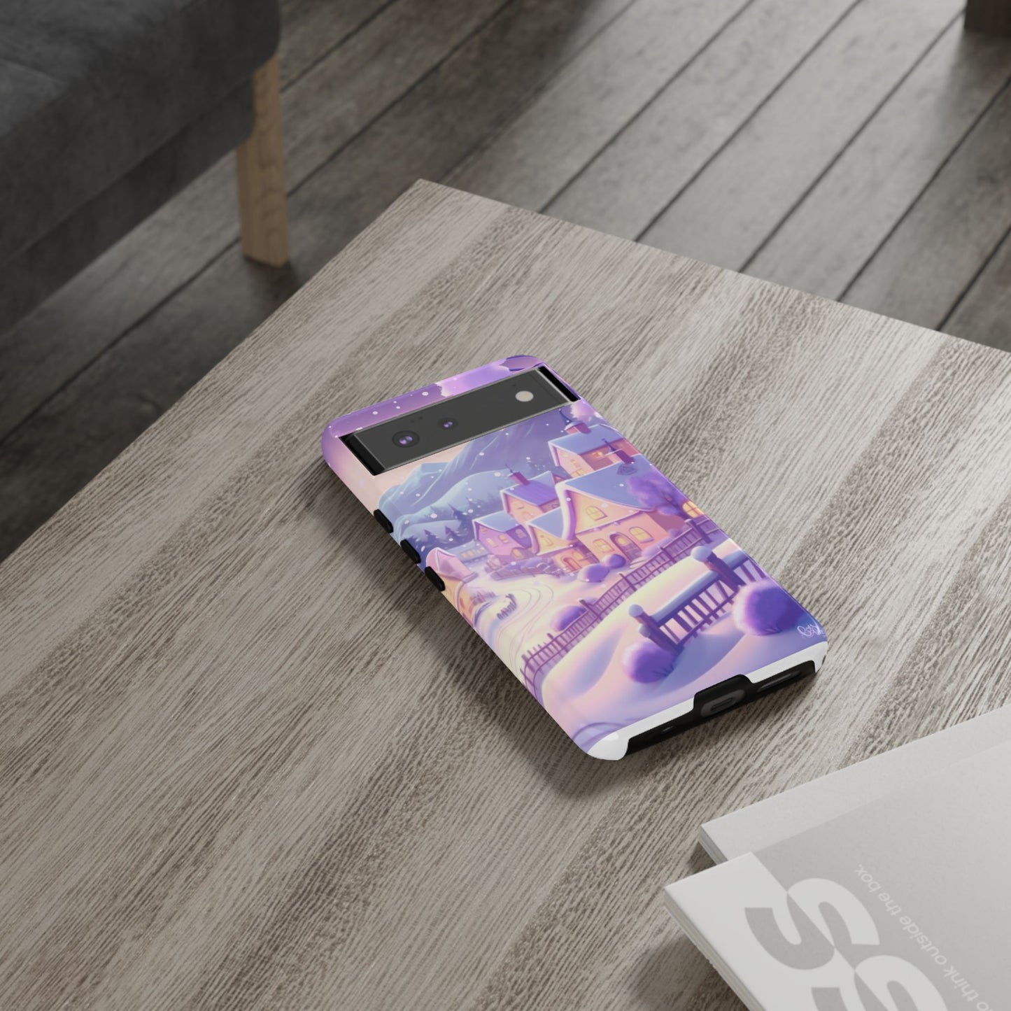 Purple Winter Wonderland Tough Phone Case