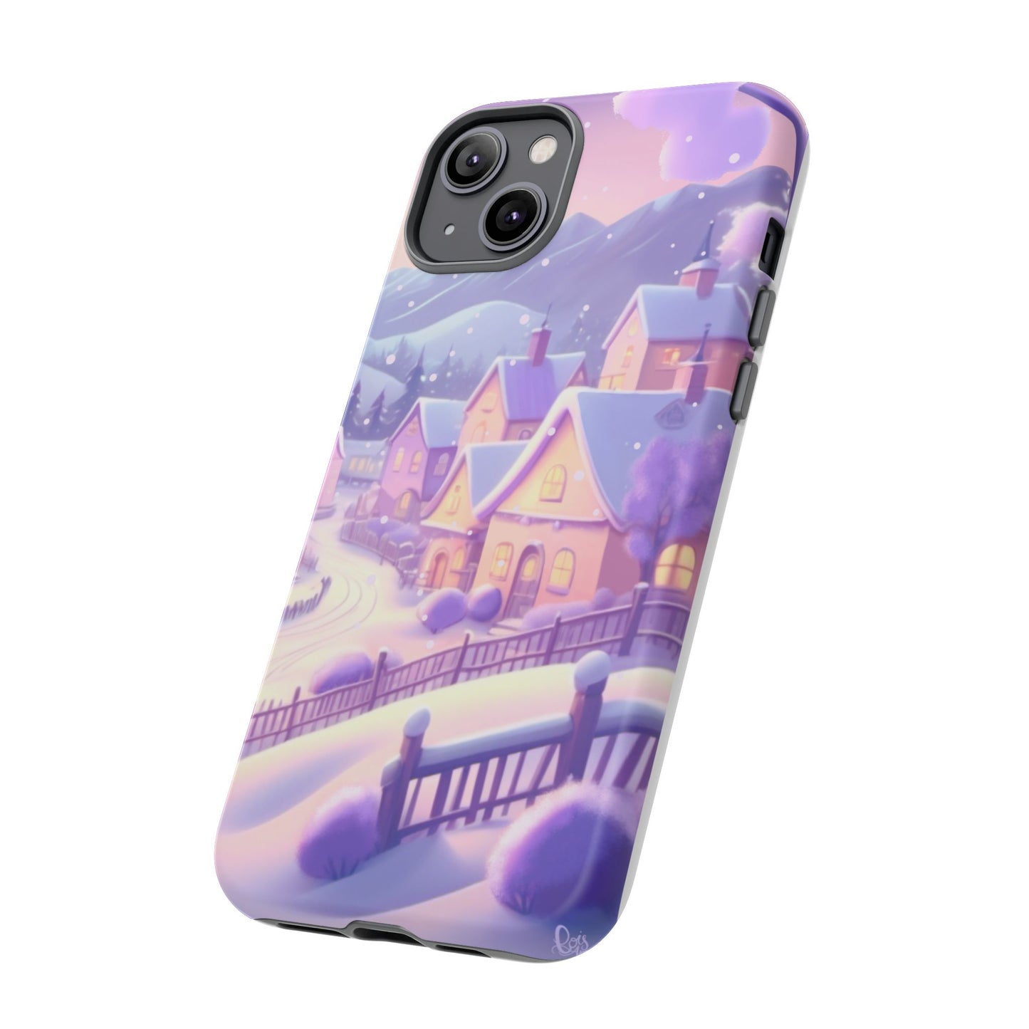 Purple Winter Wonderland Tough Phone Case