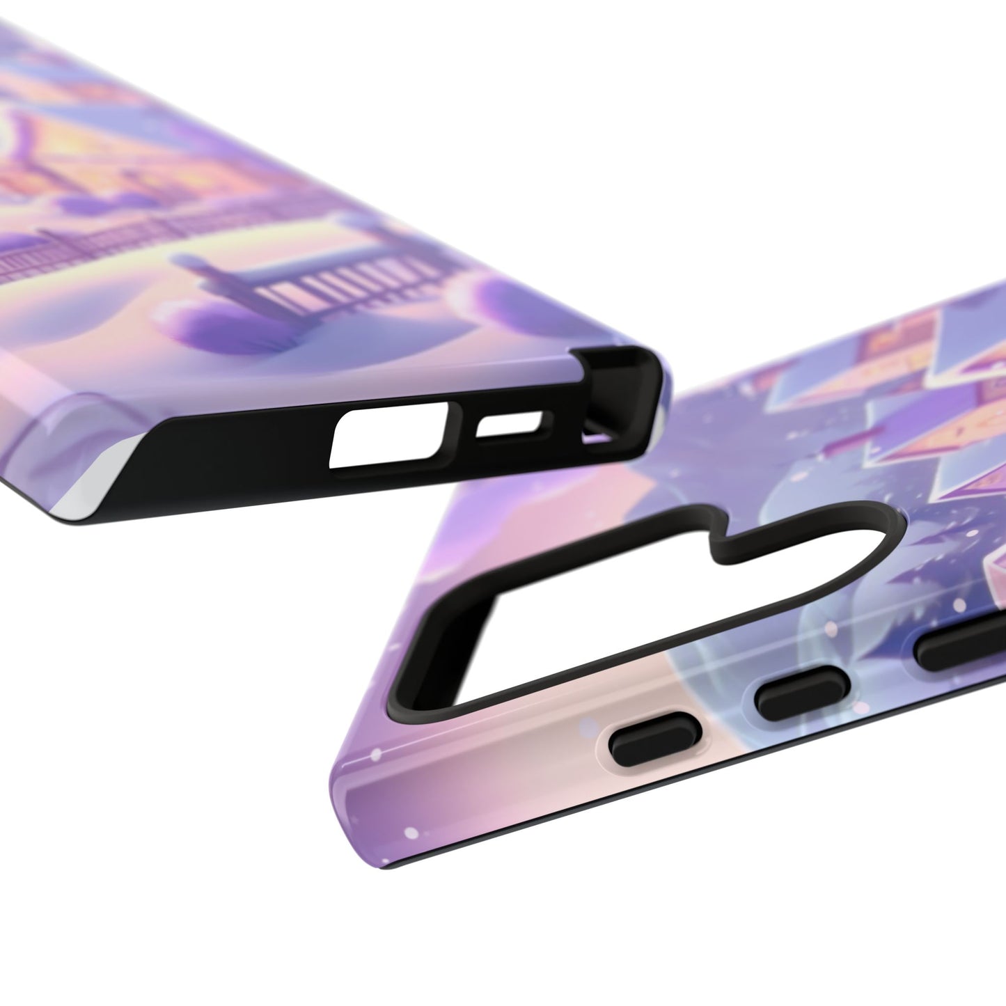 Purple Winter Wonderland Tough Phone Case