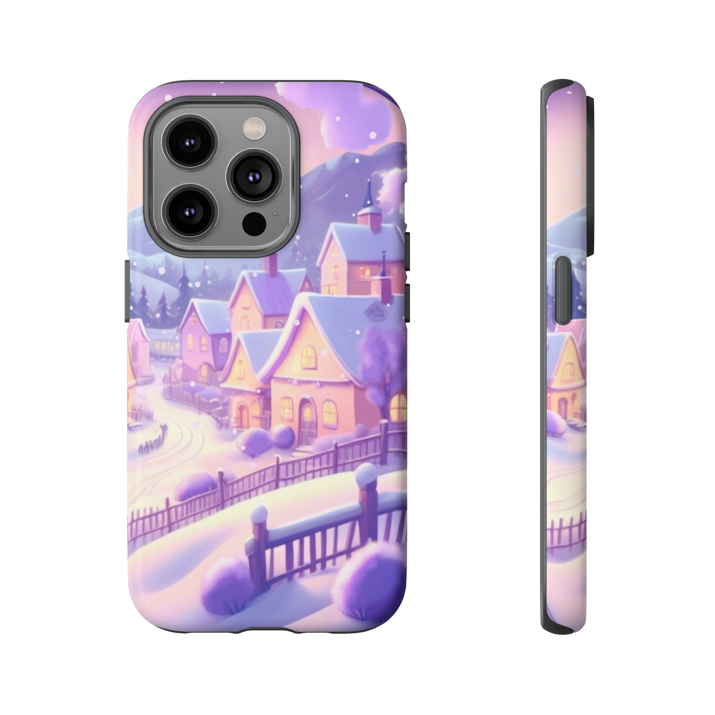 Purple Winter Wonderland Tough Phone Case