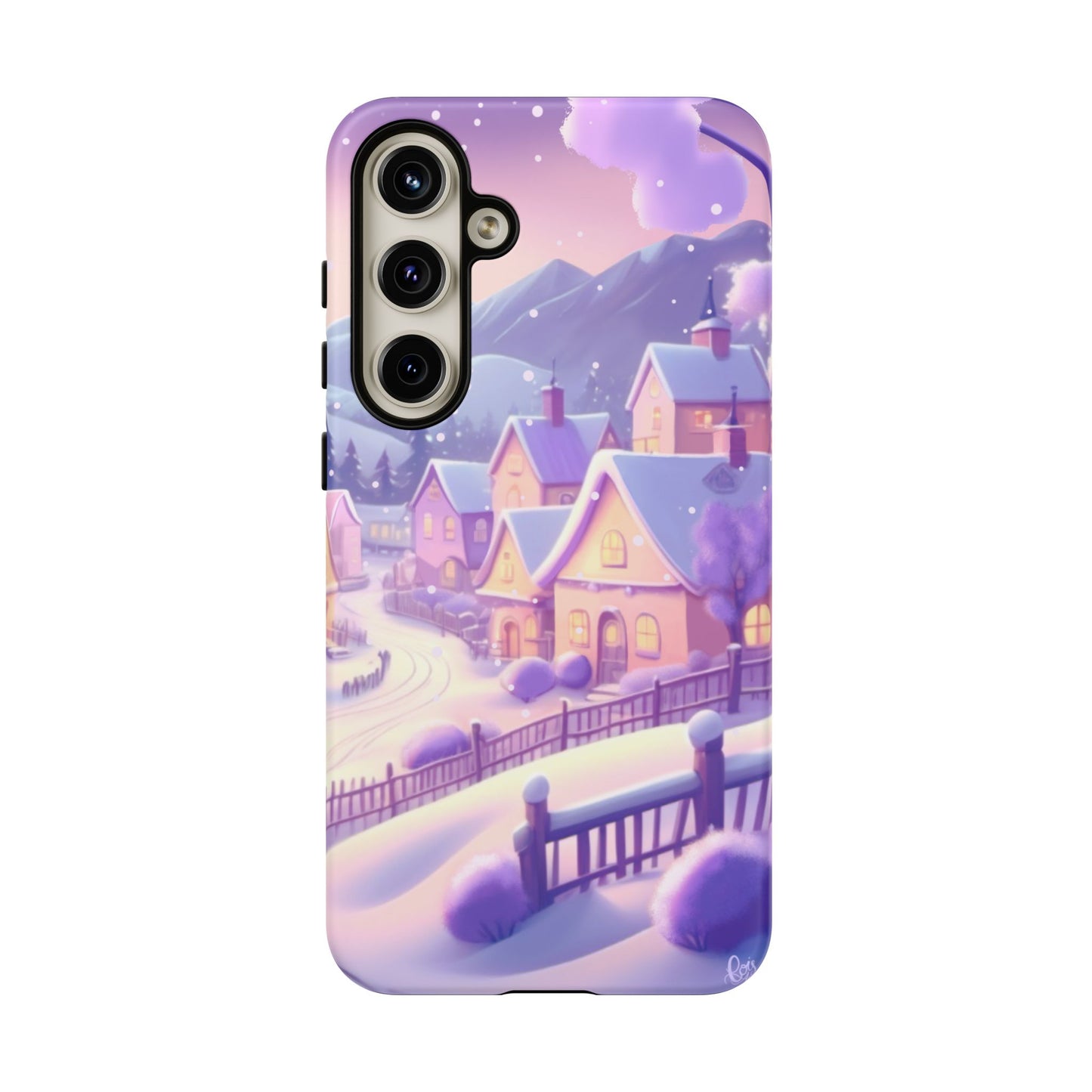 Purple Winter Wonderland Tough Phone Case