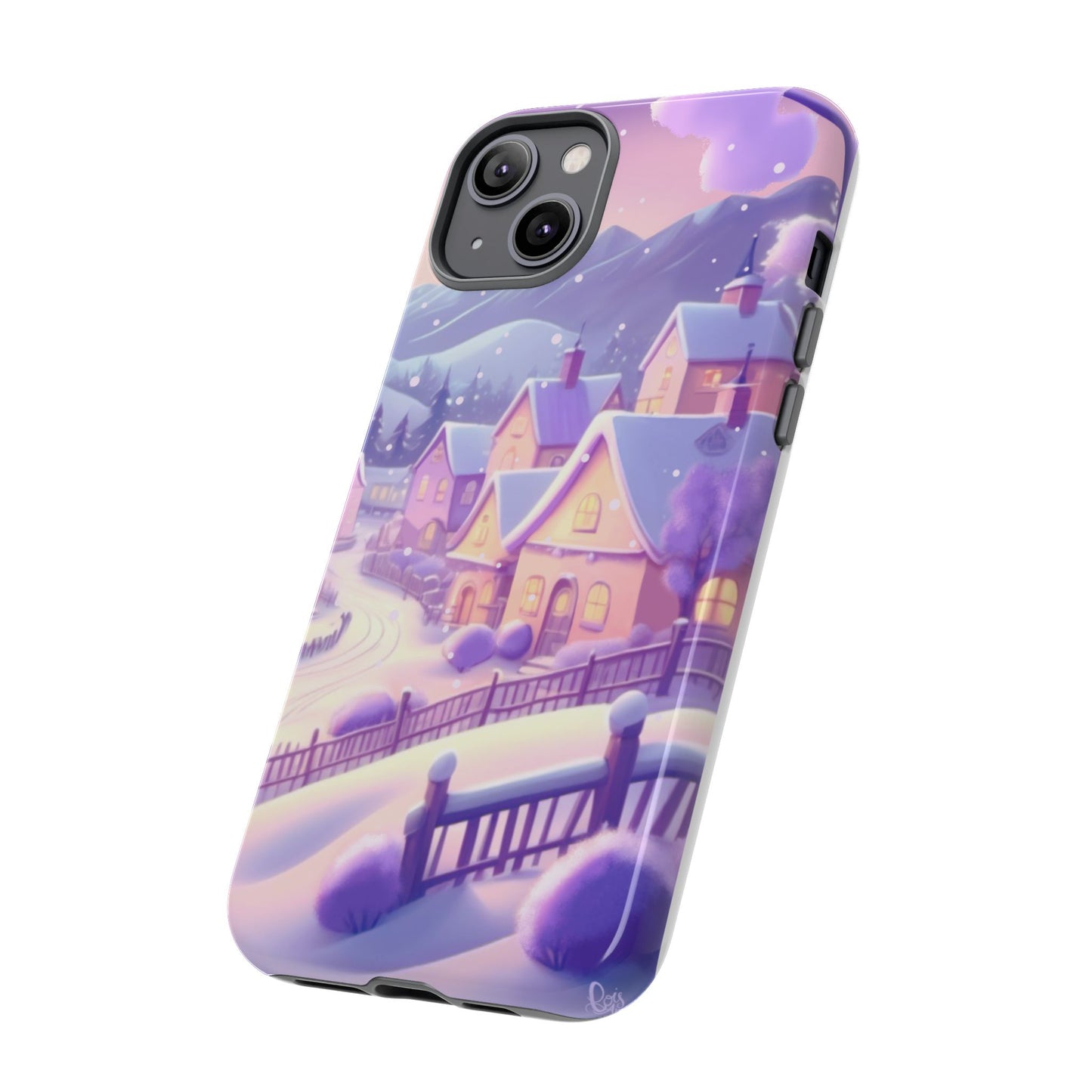 Purple Winter Wonderland Tough Phone Case