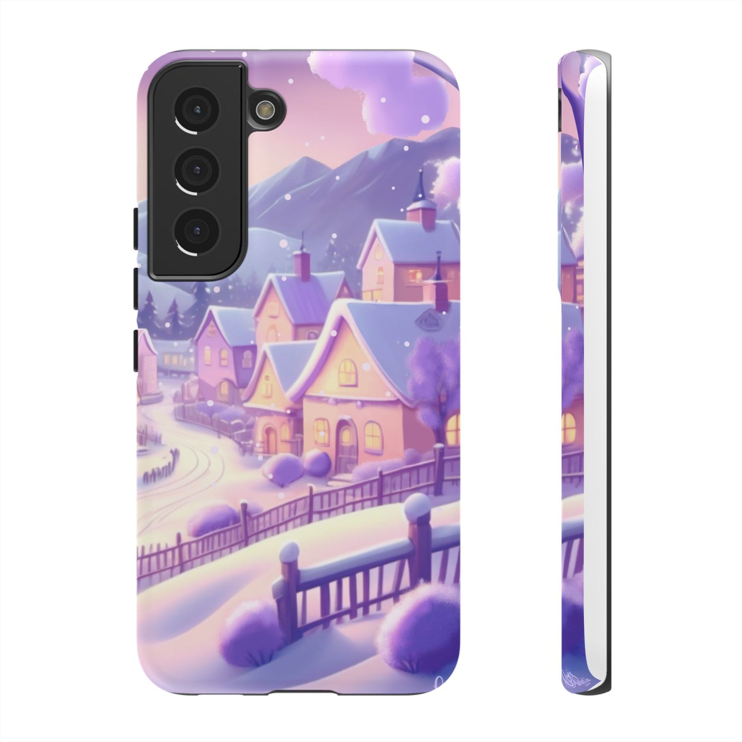 Purple Winter Wonderland Tough Phone Case