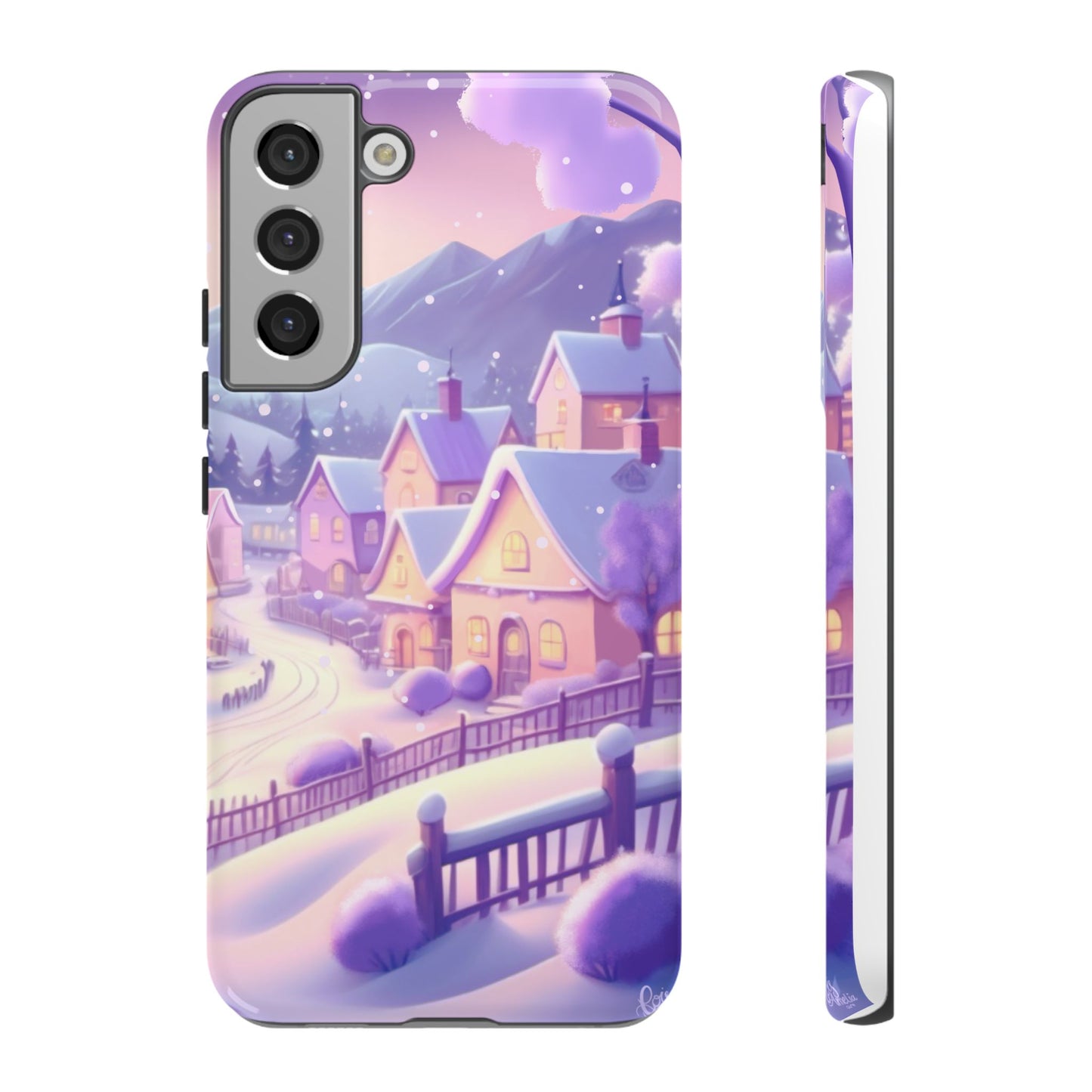 Purple Winter Wonderland Tough Phone Case