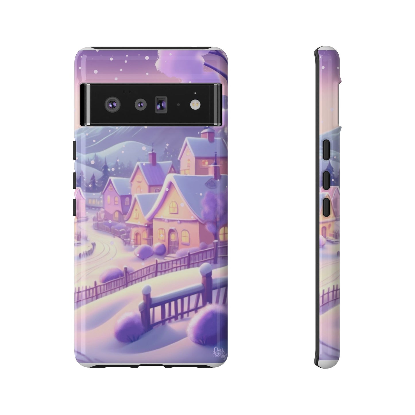 Purple Winter Wonderland Tough Phone Case