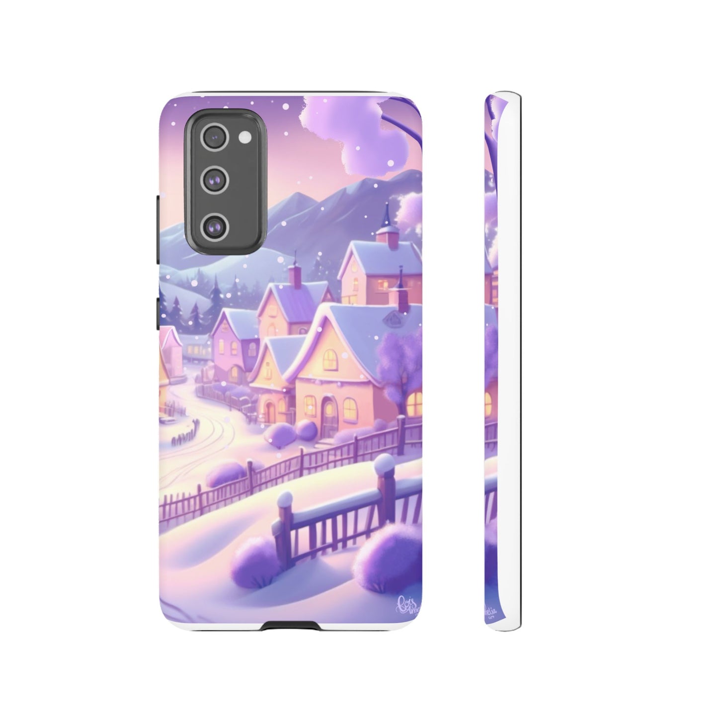 Purple Winter Wonderland Tough Phone Case