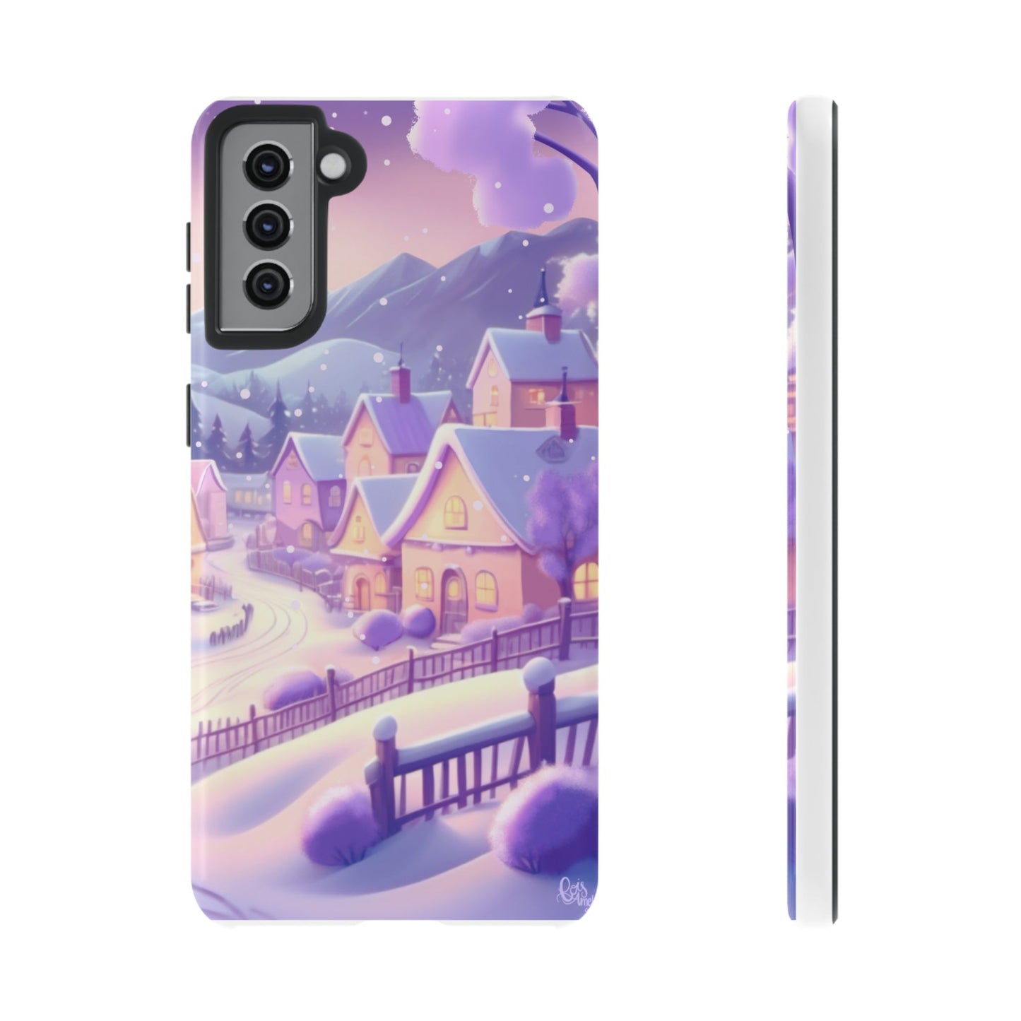 Purple Winter Wonderland Tough Phone Case