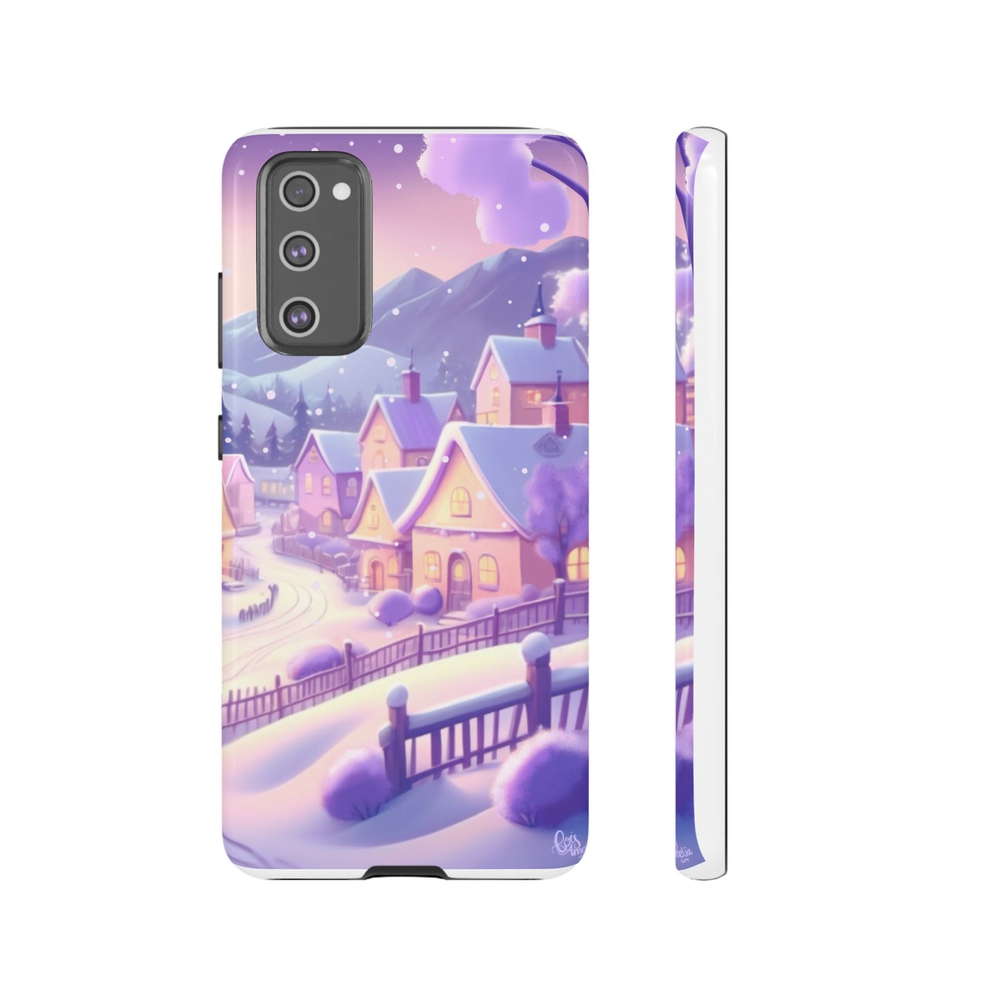 Purple Winter Wonderland Tough Phone Case