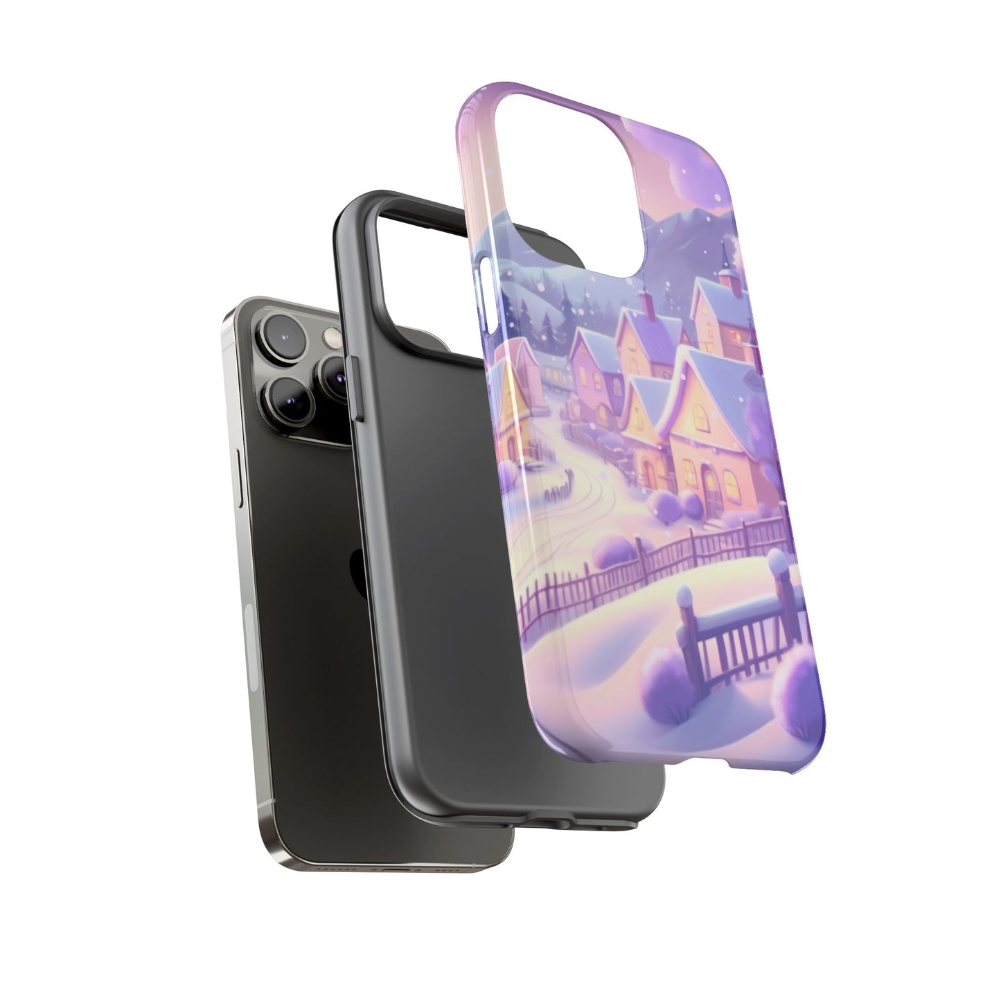 Purple Winter Wonderland Tough Phone Case