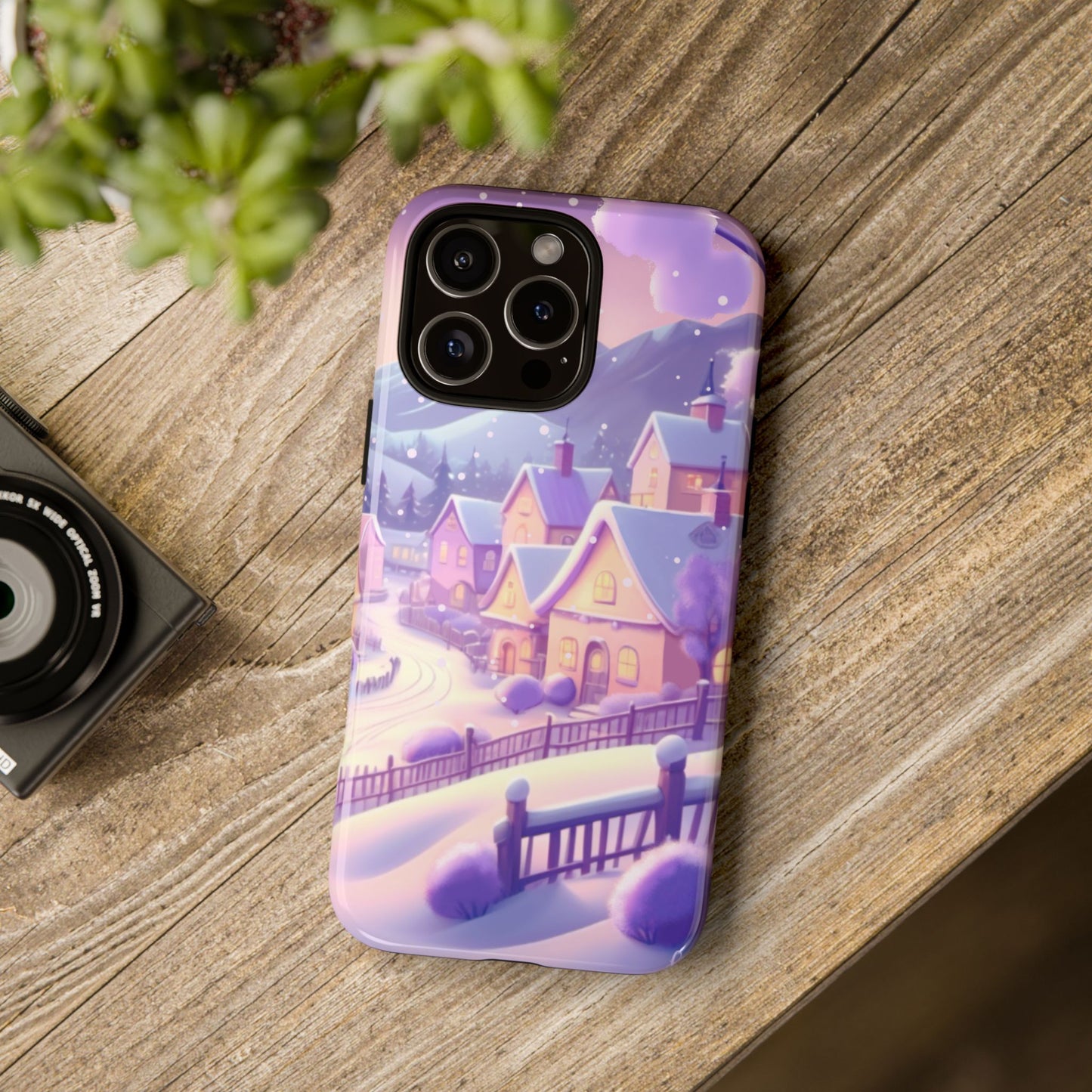 Purple Winter Wonderland Tough Phone Case