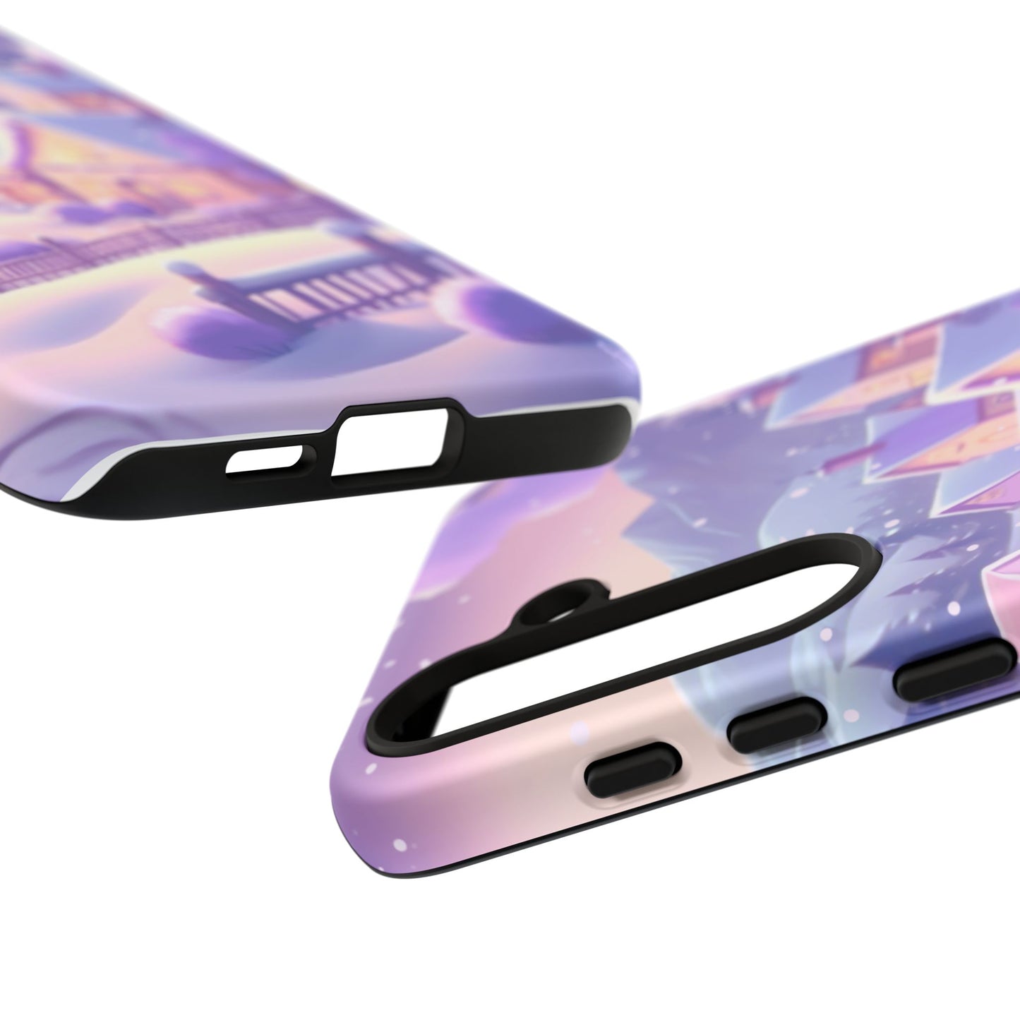 Purple Winter Wonderland Tough Phone Case