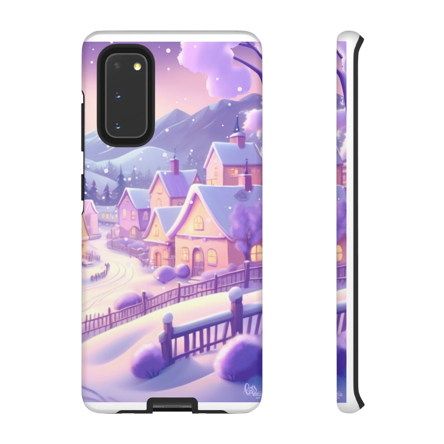 Purple Winter Wonderland Tough Phone Case