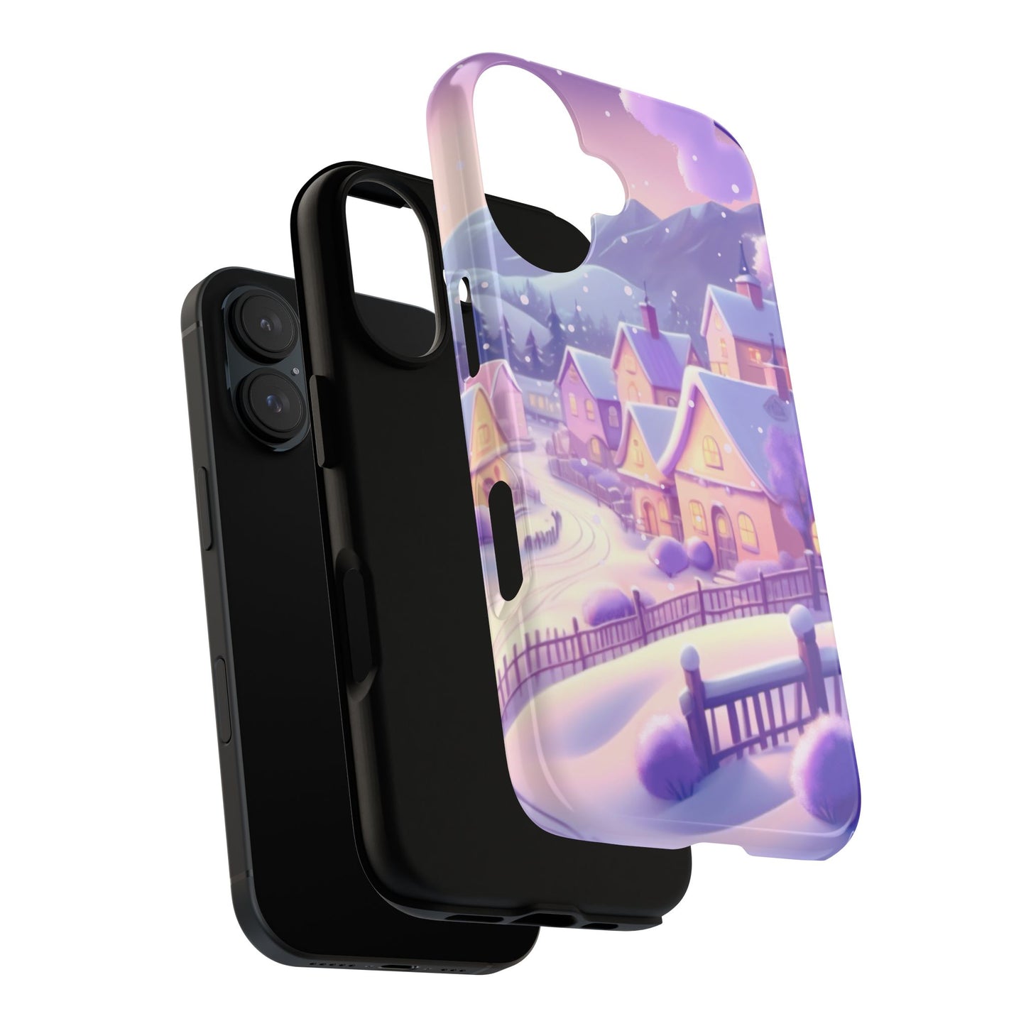 Purple Winter Wonderland Tough Phone Case