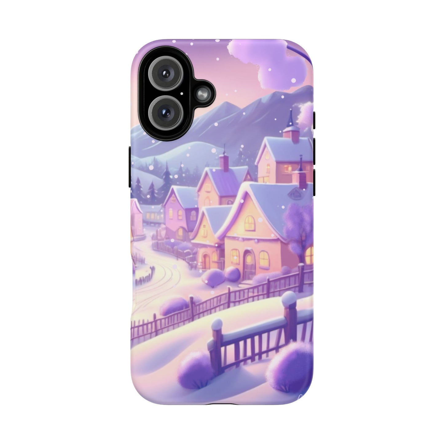 Purple Winter Wonderland Tough Phone Case