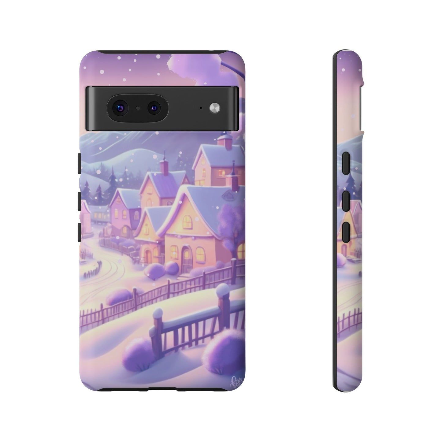 Purple Winter Wonderland Tough Phone Case