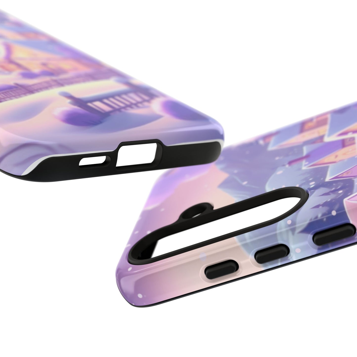 Purple Winter Wonderland Tough Phone Case