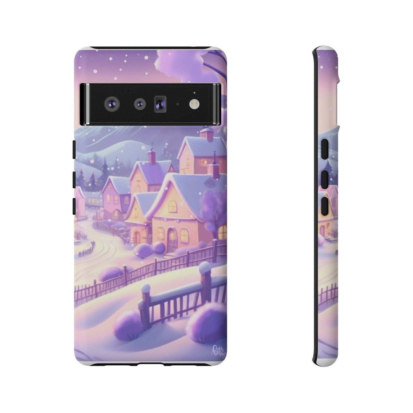 Purple Winter Wonderland Tough Phone Case