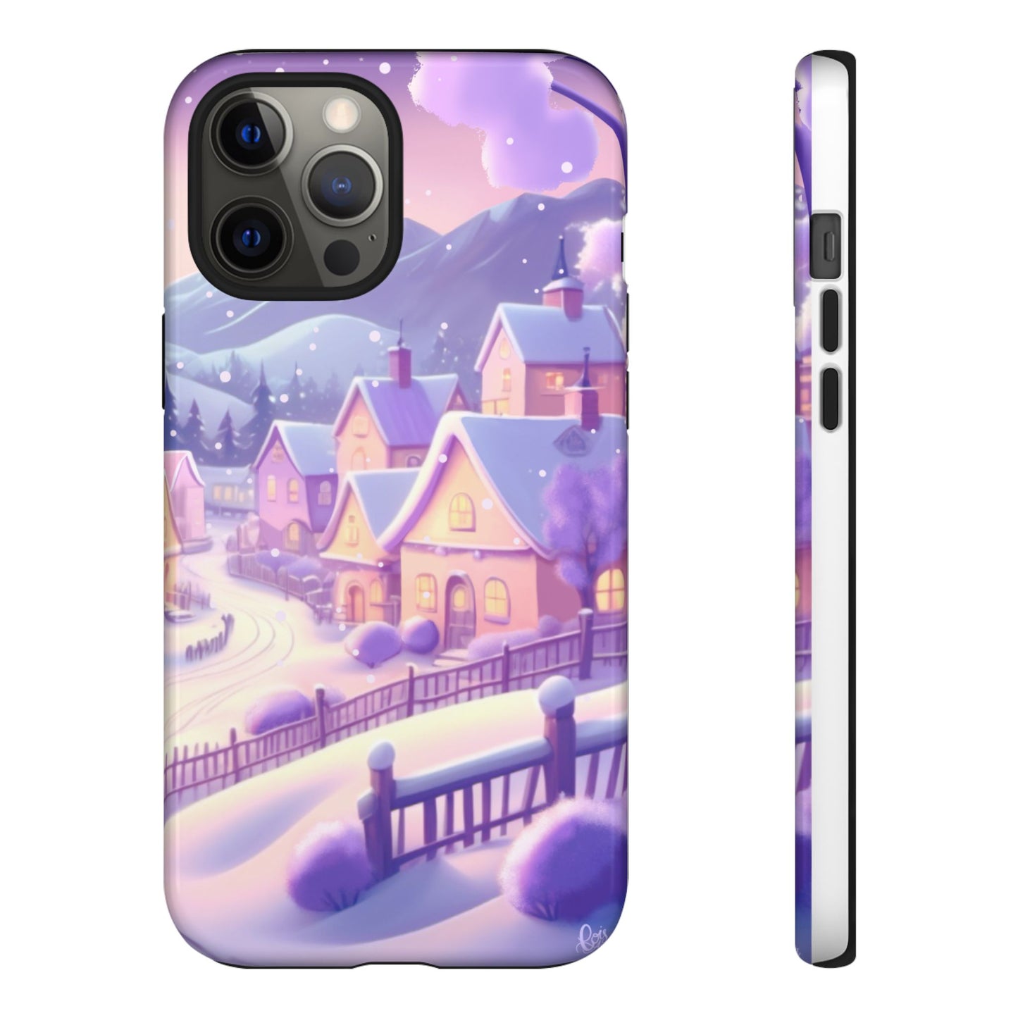 Purple Winter Wonderland Tough Phone Case