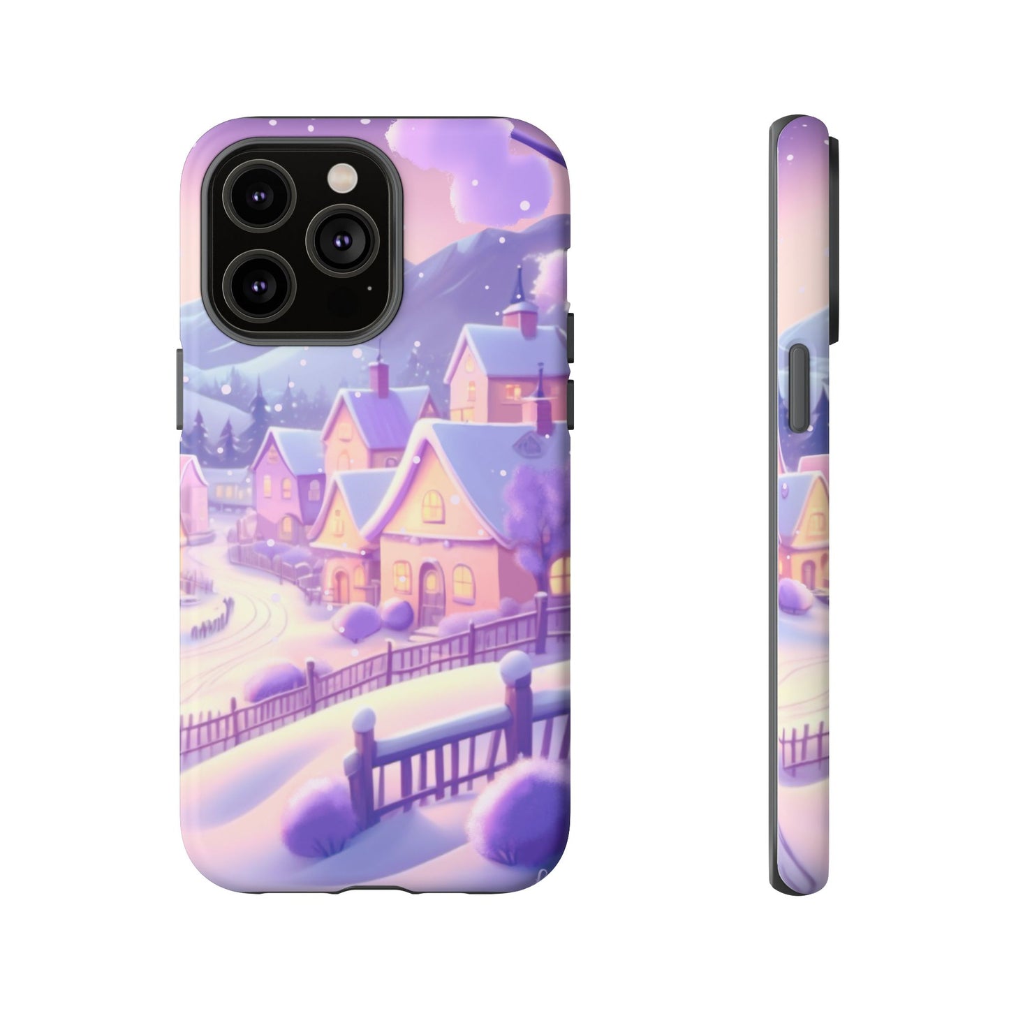 Purple Winter Wonderland Tough Phone Case