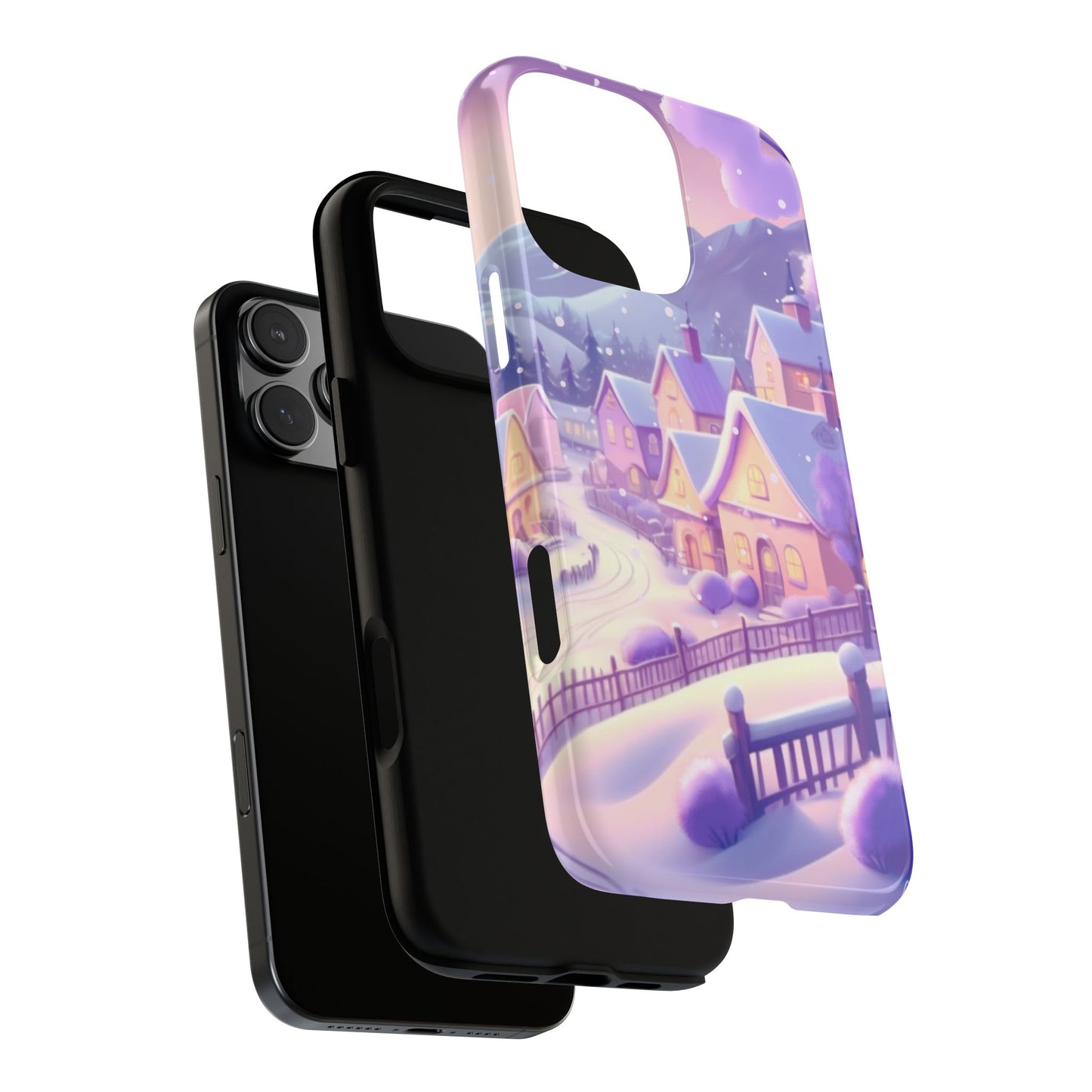 Purple Winter Wonderland Tough Phone Case