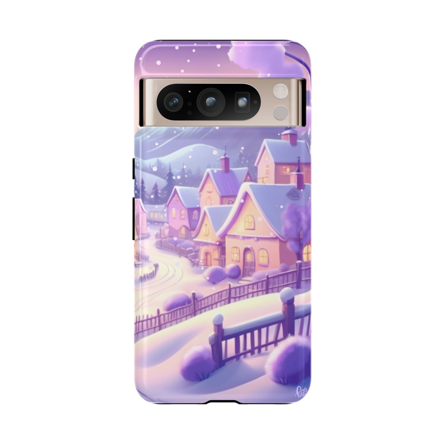 Purple Winter Wonderland Tough Phone Case