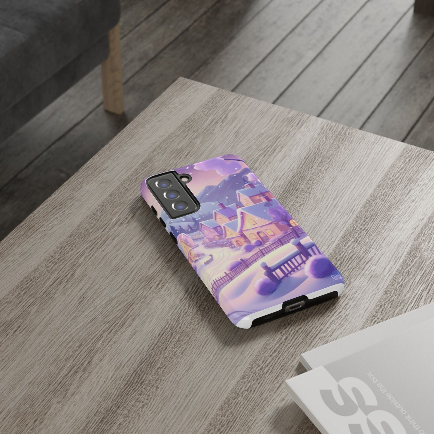 Purple Winter Wonderland Tough Phone Case