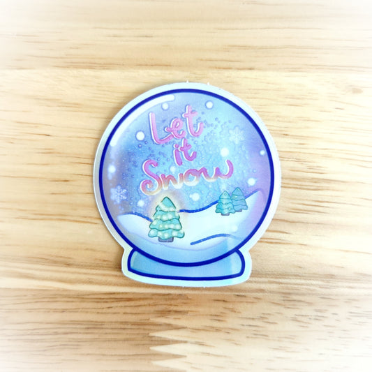 Let it Snow! Holographic Snowglobe