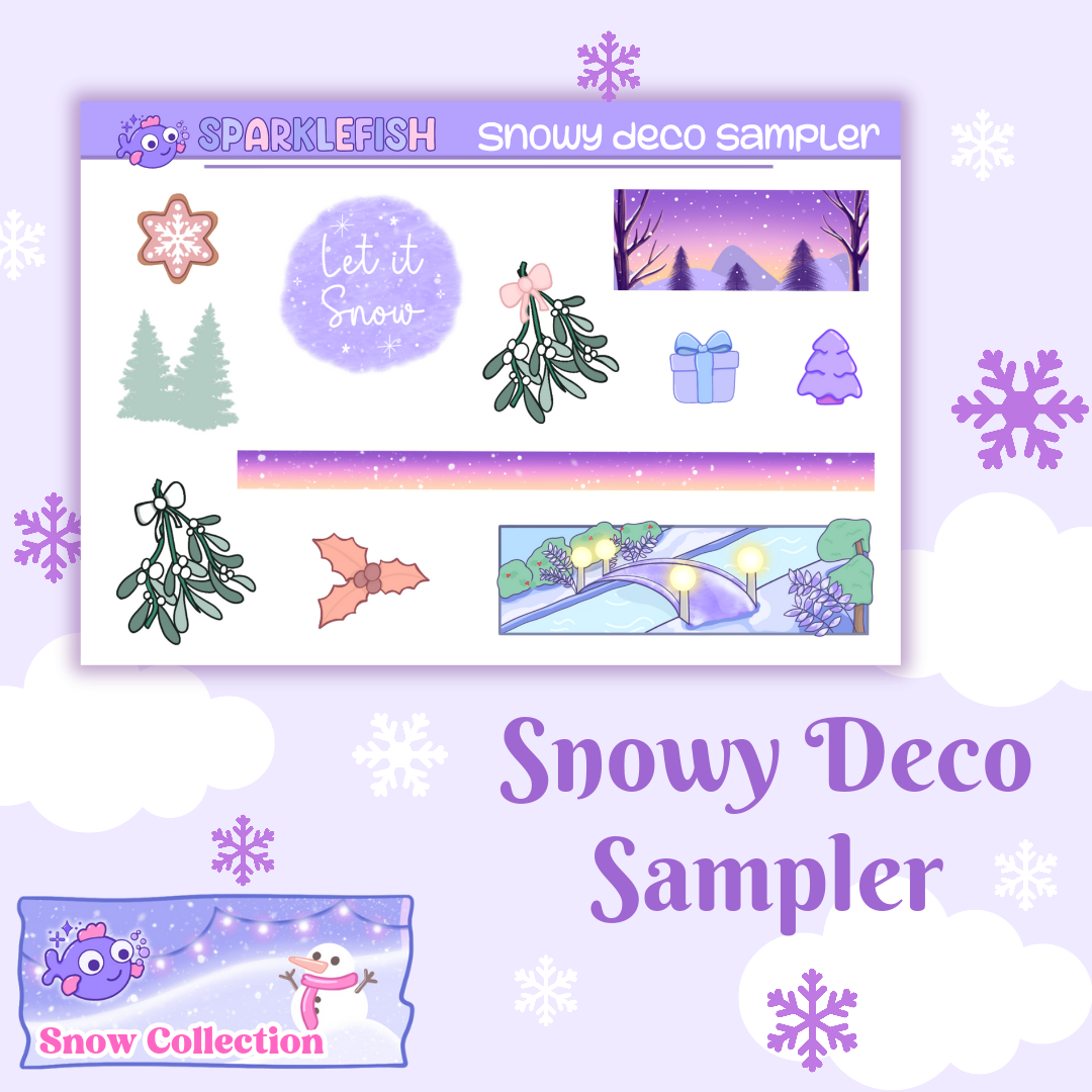 Snowy Deco Sampler