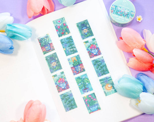 Unicorn Eclipse - Botanical Bliss Stamp Washi Tape