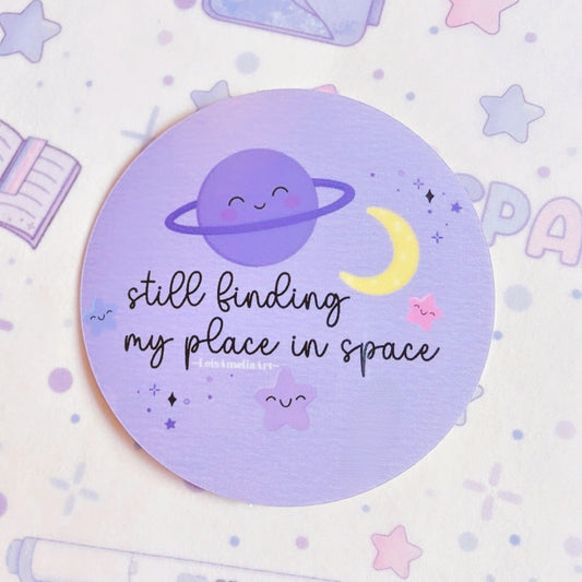 Space and Self - Glossy Vinyl Sticker