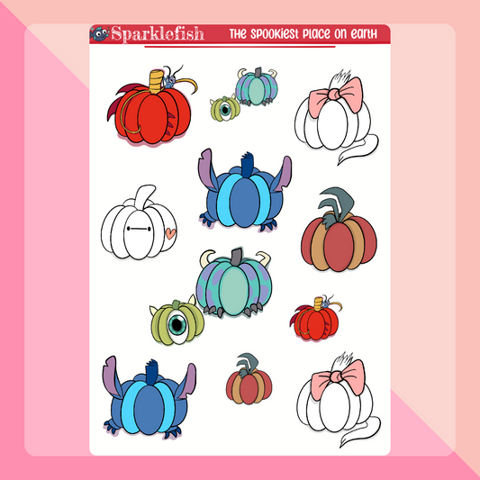 The Spookiest Place on Earth - Waterproof Matt Sticker Sheet with Permanent Adhesive