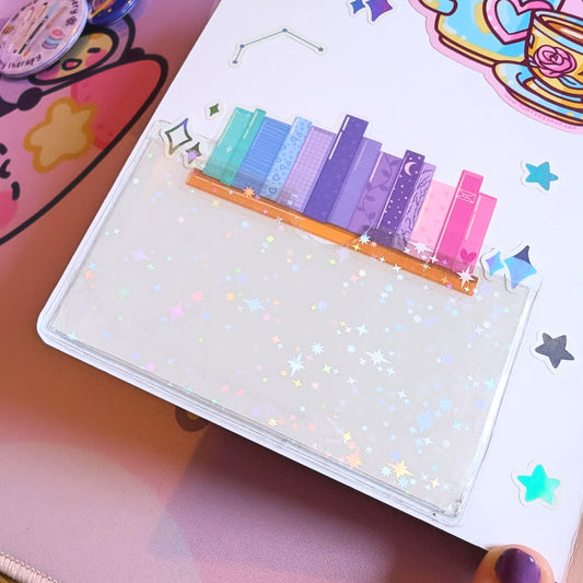 Sparkly Adhesive Sticker Pocket