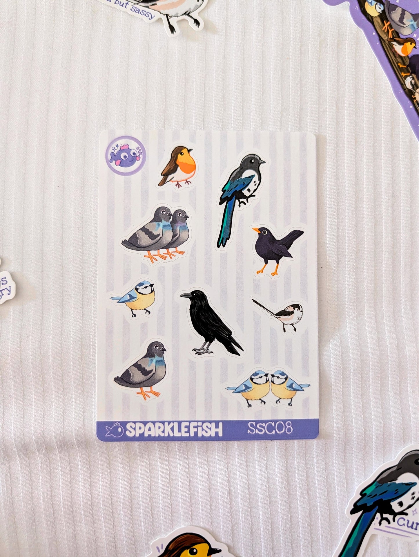 Bird Collection March Patreon - Vinyl Sticker Sheets