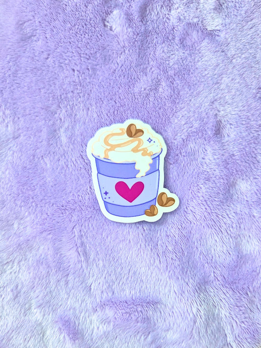 Purple Era Hot Take away Cup - Glossy sticker