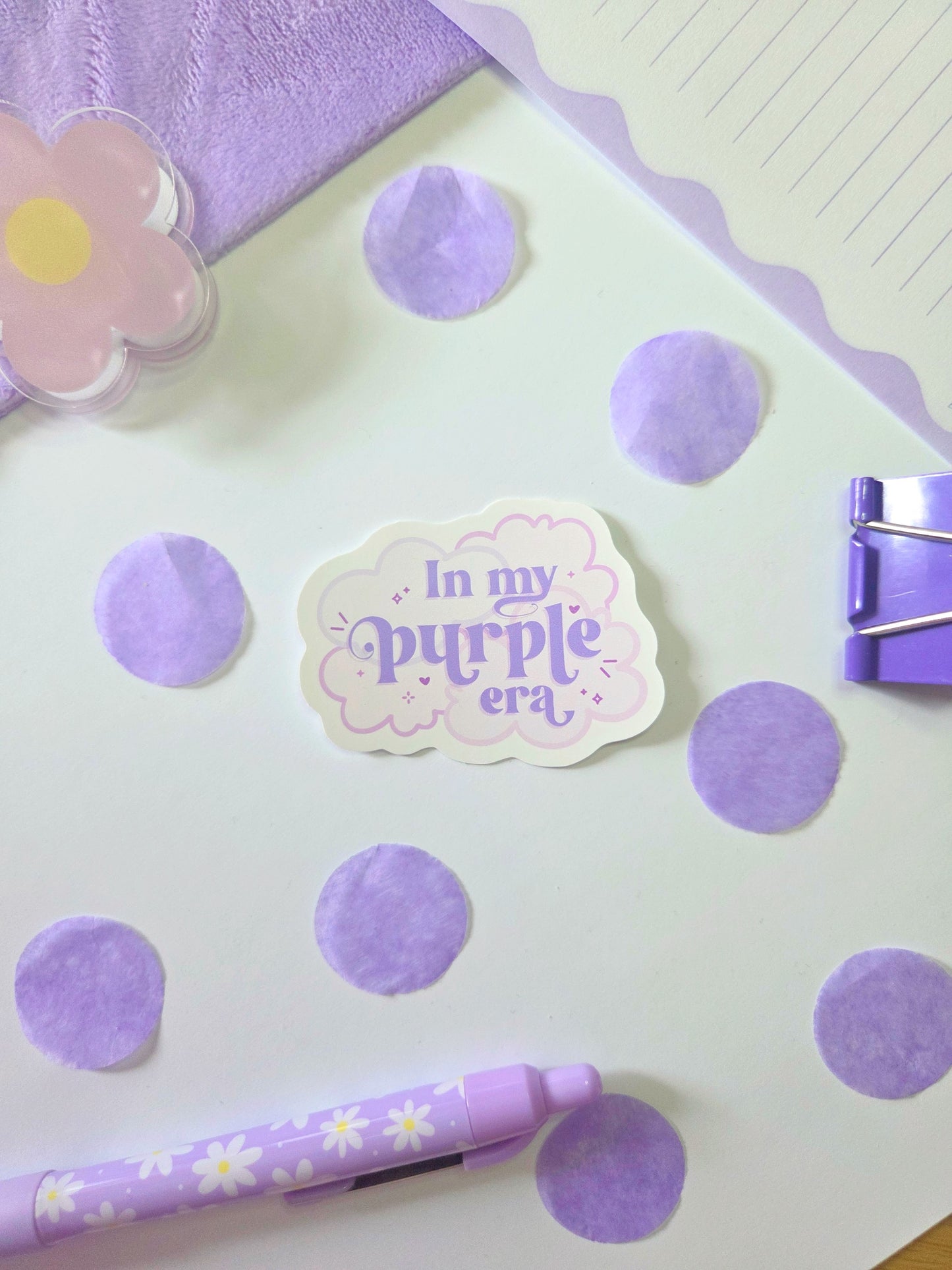 In My Purple Era - Purple Clouds Sticker