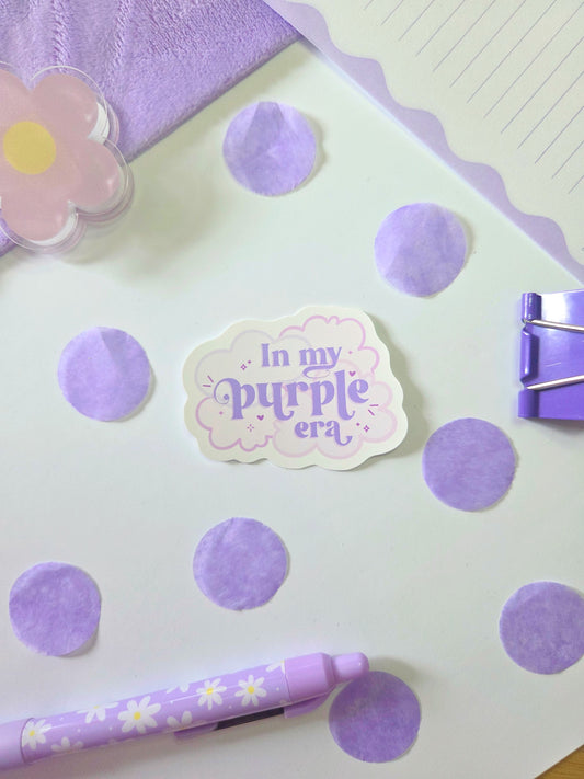 In My Purple Era - Purple Clouds Sticker