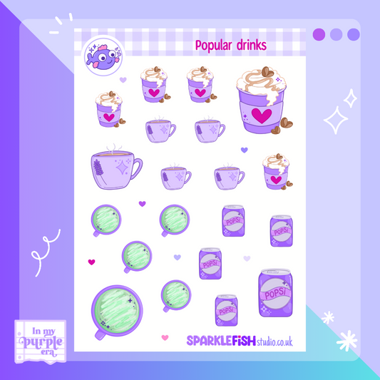 Popular Drinks - Purple Era Collection